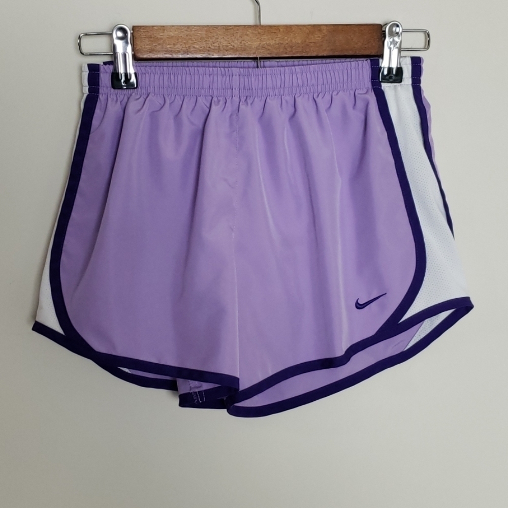 Nike dri-fit purple shorts. Size L.